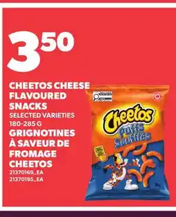 Independent City Market CHEETOS CHEESE FLAVOURED SNACKS offer