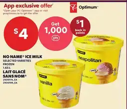 Independent City Market NO NAME ICE MILK offer