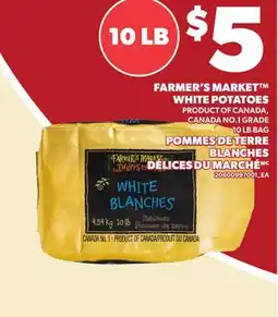Independent City Market FARMER'S MARKET WHITE POTATOES, 10 LB BAG offer