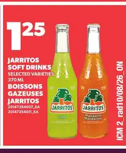 Independent City Market JARRITOS SOFT DRINKS offer