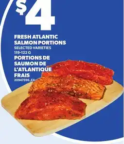 Independent City Market FRESH ATLANTIC SALMON PORTIONS offer