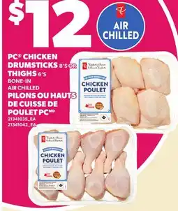 Independent City Market PC CHICKEN DRUMSTICKS, 8'S OR THIGHS 6'S offer