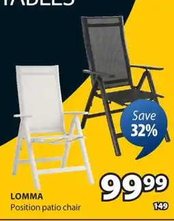 JYSK LOMMA Position patio chair offer