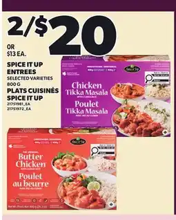 Independent City Market SPICE IT UP ENTREES offer