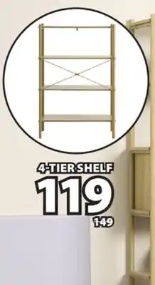 JYSK LINDVED 4-tier shelf offer