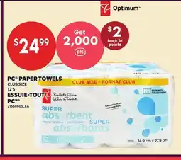 Independent City Market PC PAPER TOWELS, 12'S offer