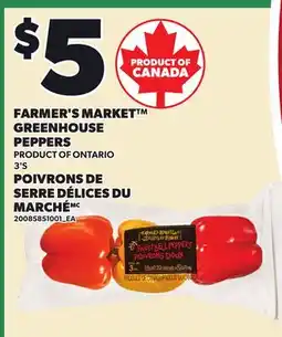 Independent City Market FARMER'S MARKET GREENHOUSE PEPPERS, 3'S offer