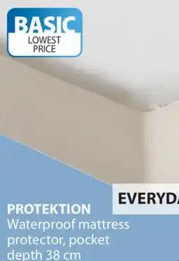JYSK PROTEKTION Waterproof mattress protector offer