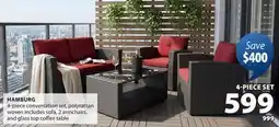 JYSK HAMBURG 4-piece conversation set offer