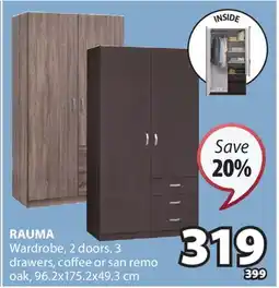 JYSK RAUMA Wardrobe offer