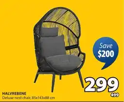 JYSK HALVREBENE Deluxe nest chair offer