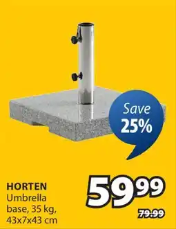 JYSK HORTEN Umbrella base offer