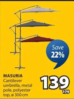 JYSK MASURIA Cantilever umbrella offer