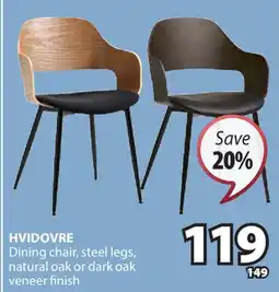 JYSK HVIDOVRE Dining chair offer