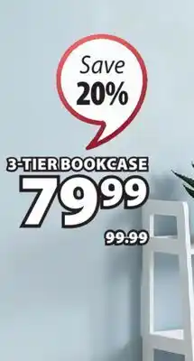 JYSK HERNING 3-tier bookcase offer