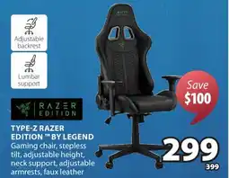 JYSK TYPE-Z RAZER EDITION BY LEGEND Gaming chair offer