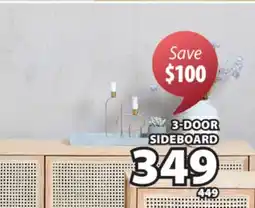 JYSK SALTVIG 3-door sideboard offer