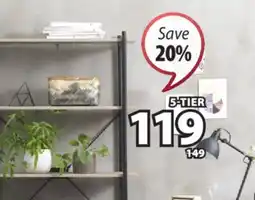 JYSK VANDBORG 5-tier shelf offer