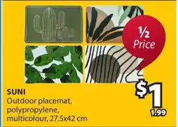 JYSK SUNI Outdoor placemat offer