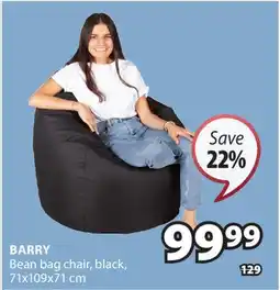 JYSK BARRY Bean bag chair, black offer