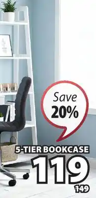 JYSK 5-TIER BOOKCASE offer