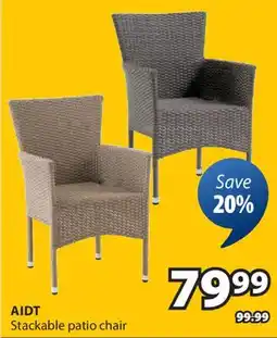 JYSK AIDT Stackable patio chair offer