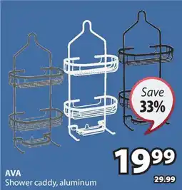 JYSK AVA Shower caddy, aluminum offer
