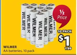 JYSK WILMER AA batteries offer