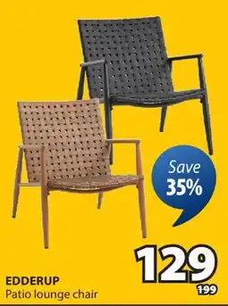 JYSK EDDERUP Patio lounge chair offer