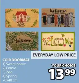 JYSK COIR DOORMAT offer