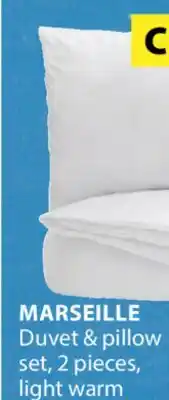 JYSK MARSEILLE Duvet & pillow set, 2 pieces, light warm offer
