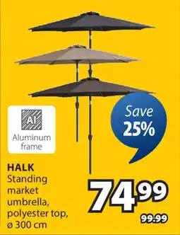 JYSK HALK Standing market umbrella offer