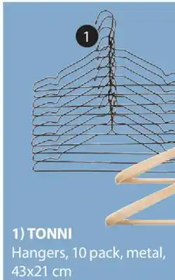 JYSK TONNI Hangers offer