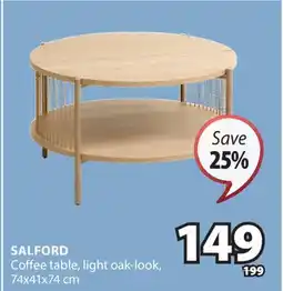 JYSK SALFORD Coffee table offer