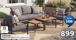 JYSK ODDESUND 5-piece conversation set, eucalyptus top offer