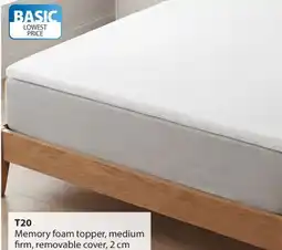 JYSK T20 Memory foam topper offer