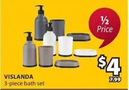 JYSK VISLANDA 3-piece bath set offer