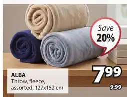 JYSK ALBA Throw offer
