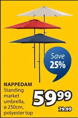 JYSK NAPPEDAM Standing market umbrella offer