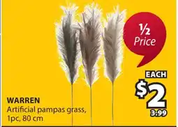 JYSK WARREN Artificial pampas grass offer