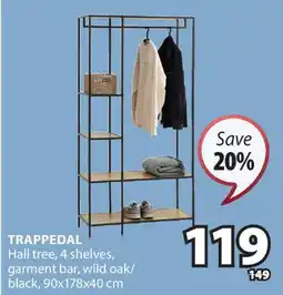JYSK TRAPPEDAL Hall tree offer