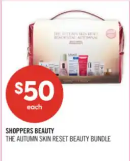 Shoppers Drug Mart SHOPPERS BEAUTY THE AUTUMN SKIN RESET BEAUTY BUNDLE offer