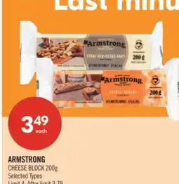 Shoppers Drug Mart ARMSTRONG CHEESE BLOCK offer