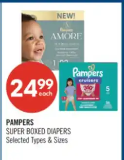 Shoppers Drug Mart PAMPERS SUPER BOXED DIAPERS offer