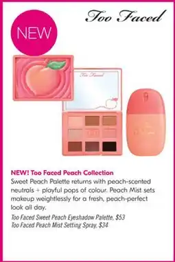 Shoppers Drug Mart Too Faced Sweet Peach Eyeshadow Palette offer