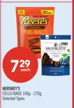 Shoppers Drug Mart HERSHEY'S CELLO BAGS 160g - 270g offer