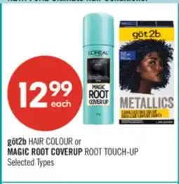 Shoppers Drug Mart göt2b HAIR COLOUR or MAGIC ROOT COVERUP ROOT TOUCH-UP offer