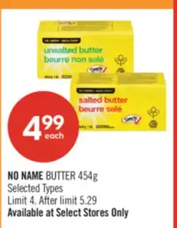 Shoppers Drug Mart NO NAME BUTTER offer