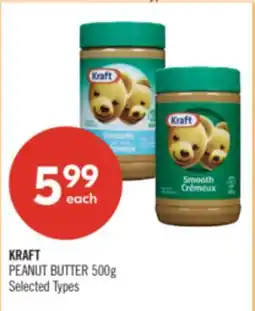 Shoppers Drug Mart KRAFT PEANUT BUTTER offer