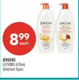 Shoppers Drug Mart JERGENS LOTIONS offer